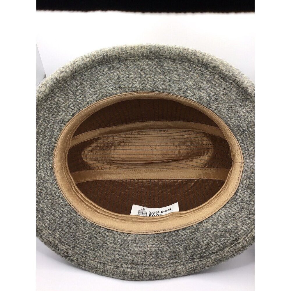 Vintage London Fog Men’s Gray Tweed Hat - Picture 2 of 4